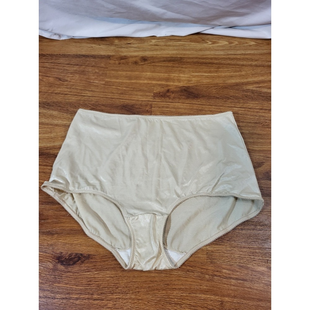 Vtge Lady Marlene Satin Nylon Beige #902 3XL Panties
